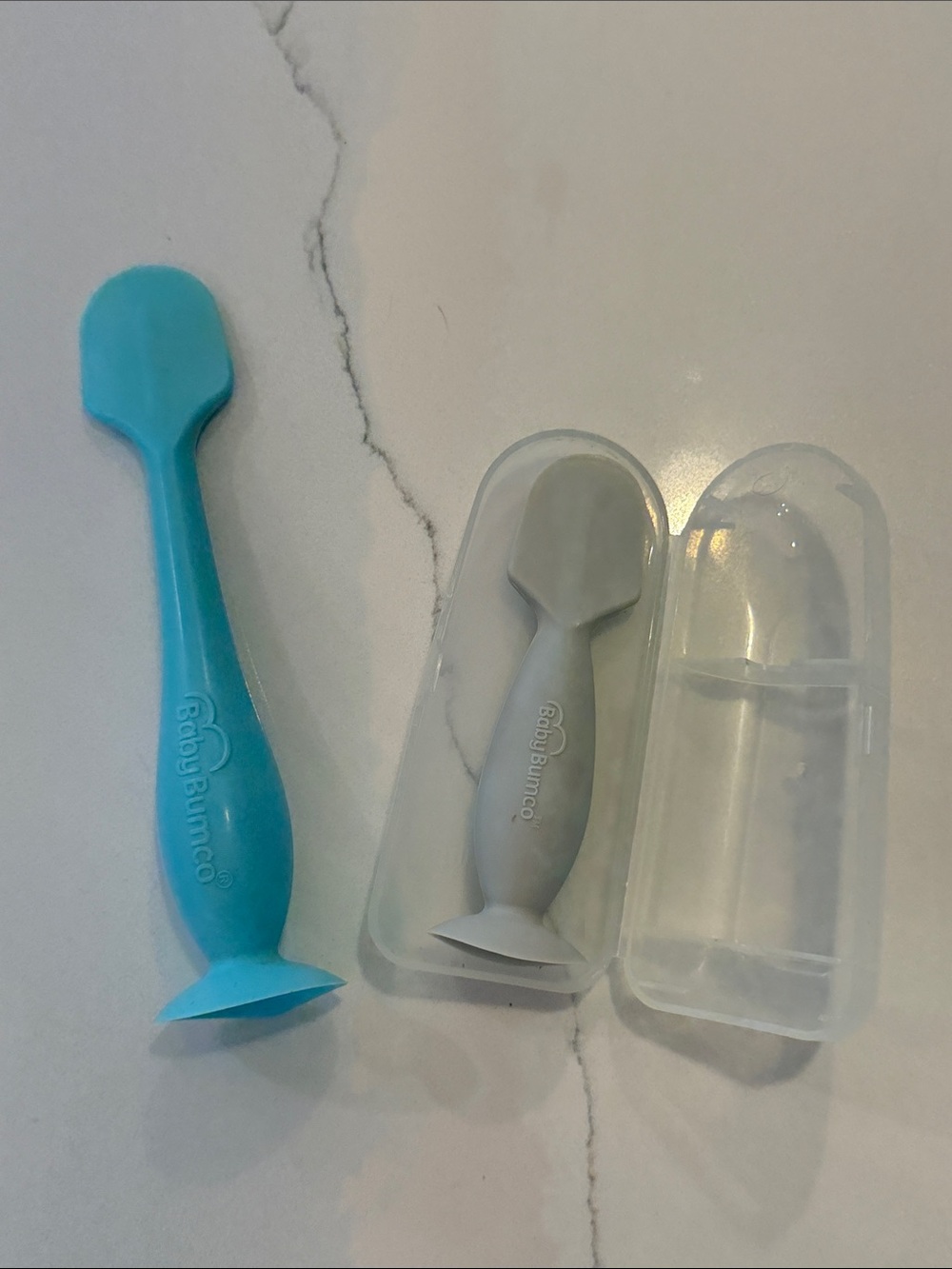 2 Bumco Baby Bum Brushes - Standard and Travel Size